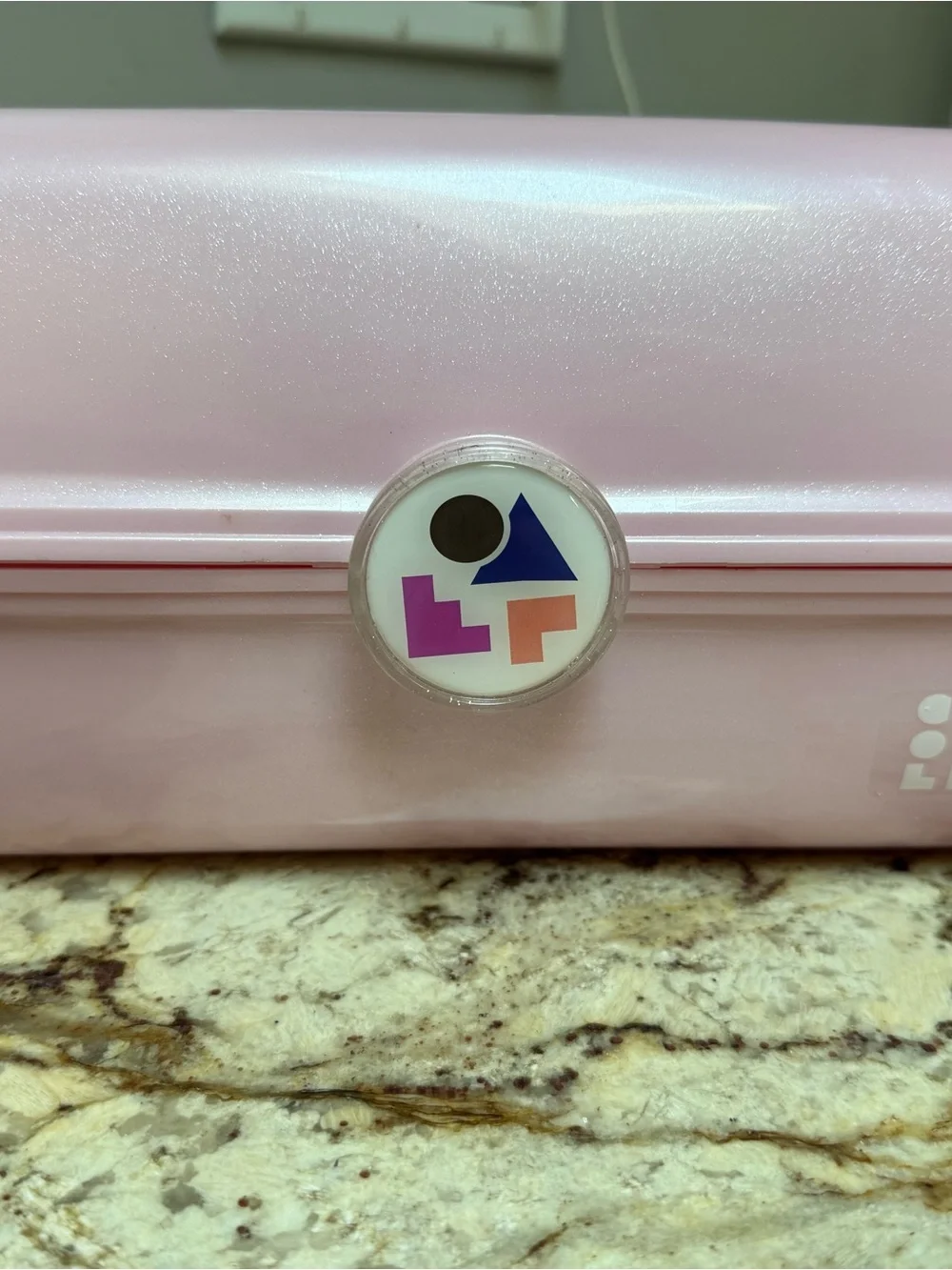 Caboodles Pink Portable Makeup Case with Built-In Mirror